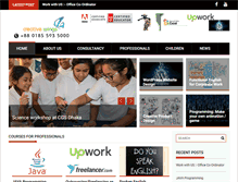 Tablet Screenshot of creativewings.org